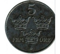 Швеция 5 эре 1944