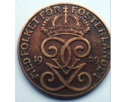 Швеция 2 эре 1929