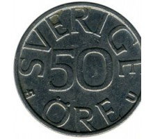Швеция 50 эре 1976-1991