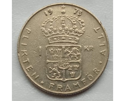 Швеция 1 крона 1968-1973
