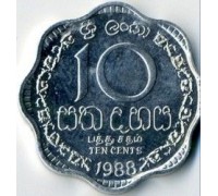 Шри-Ланка 10 центов 1978-1991