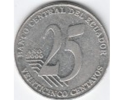 Эквадор 25 сентаво 2000