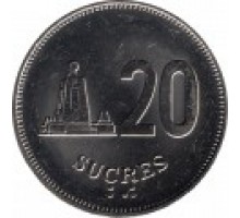 Эквадор 20 сукре 1988-1991