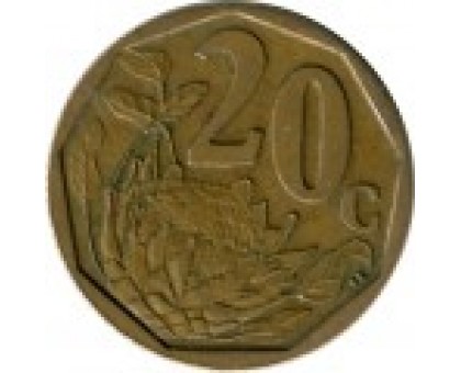 ЮАР 20 центов 2008