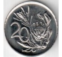 ЮАР 20 центов 1970-1990