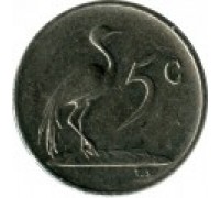 ЮАР 5 центов 1965-1969 на английском языке SOUTH AFRICA