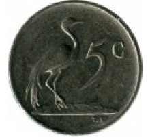 ЮАР 5 центов 1965-1969 на английском языке SOUTH AFRICA