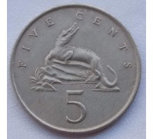Ямайка 5 центов 1969-1989