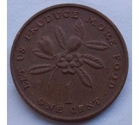 Ямайка 1 цент 1969-1971