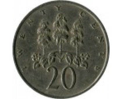 Ямайка 20 центов 1969-1990