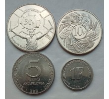 Бурунди 1980-2011. Набор 4 монеты