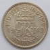 Великобритания 6 пенсов 1942 серебро