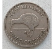 Новая Зеландия 1 флорин 1949