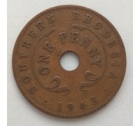 Южная Родезия 1 пенни 1942-1947