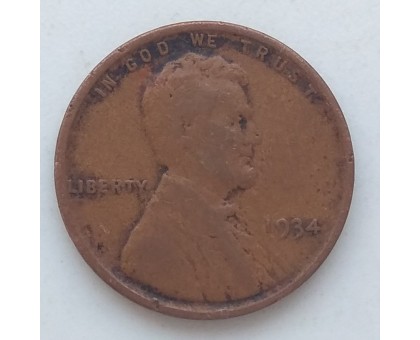 США 1 цент 1934