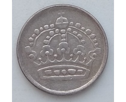 Швеция 10 эре 1956 серебро