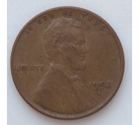 США 1 цент 1952 D