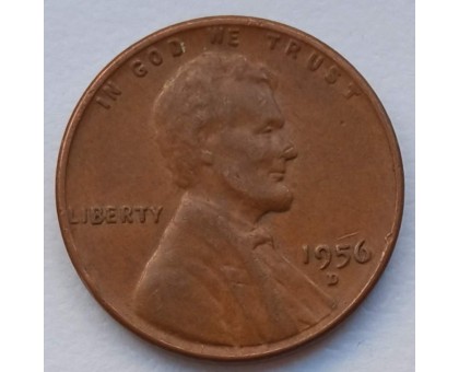 США 1 цент 1956 D