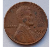 США 1 цент 1958 D