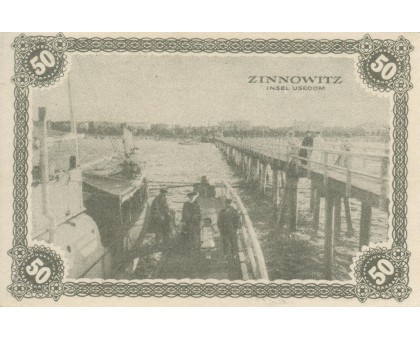 Германия 50 пфеннигов 1921 Zinnowitz Нотгельд