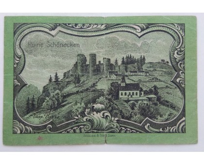 Германия 25 пфеннигов 1920 Kreis Prum Нотгельд