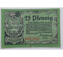Германия 25 пфеннигов 1920 Kreis Prum Нотгельд