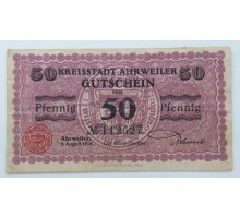 Германия 50 пфеннигов 1918 Arhweiler Нотгельд
