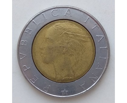 Италия 500 лир 1986