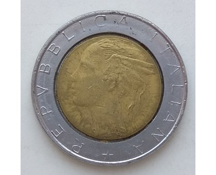 Италия 500 лир 1988