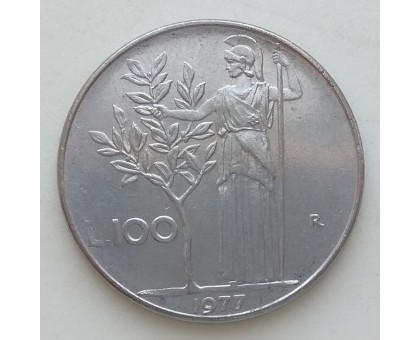 Италия 100 лир 1977