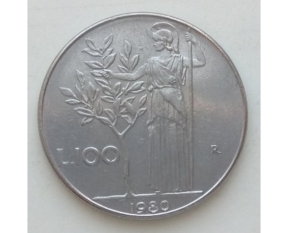 Италия 100 лир 1980