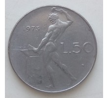 Италия 50 лир 1973