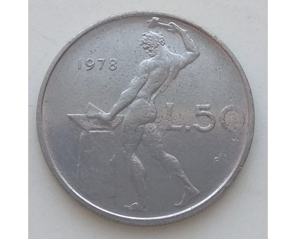 Италия 50 лир 1978
