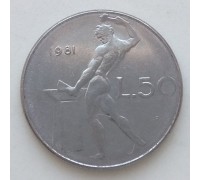 Италия 50 лир 1981