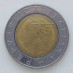 Италия 500 лир 1992