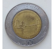 Италия 500 лир 1992