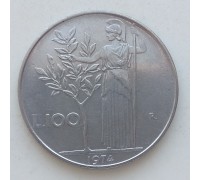 Италия 100 лир 1974