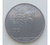 Италия 100 лир 1958
