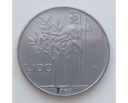 Италия 100 лир 1963