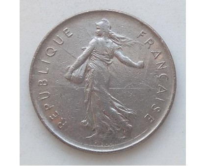 Франция 5 франков 1973
