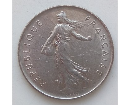 Франция 5 франков 1974