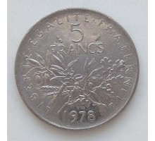 Франция 5 франков 1978