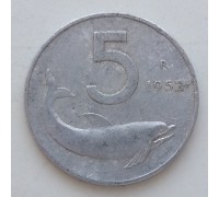 Италия 5 лир 1953