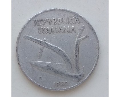 Италия 10 лир 1953