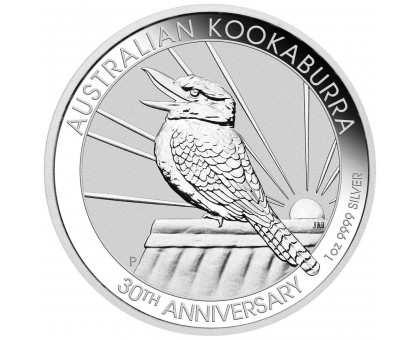 Австралия 1 доллар 2020. Австралийская Кукабурра серебро