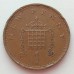 Великобритания 1 новый пенни 1974