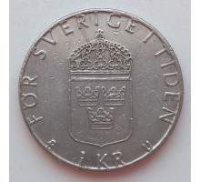 Швеция 1 крона 1977