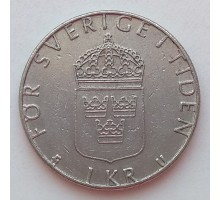 Швеция 1 крона 1980