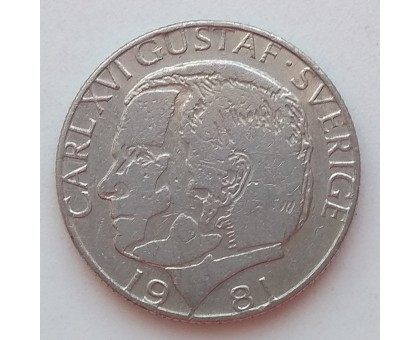 Швеция 1 крона 1981