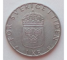 Швеция 1 крона 1984